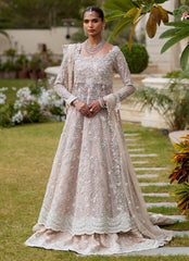 Dreamy Pale Pink Bridal Ensemble – Handcrafted with Elegance