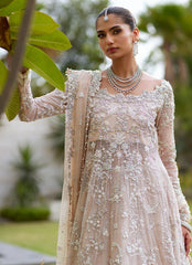 Dreamy Pale Pink Bridal Ensemble – Handcrafted with Elegance