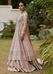 Refined Powder Pink Ensemble – Handcrafted with Timeless Detailing