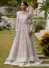 Dreamy Pale Pink Bridal Ensemble – Handcrafted with Elegance
