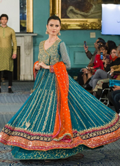 18 Turquoise Whirl of Royalty