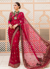 19 Embellished Red Bridal Saree