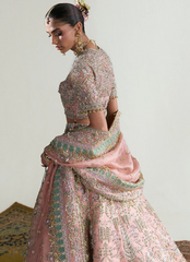 18 Peach Pink Embellished Bridal Lehenga