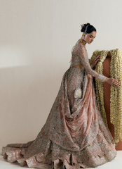 18 Blush Pink Embellished Bridal Kalidaar