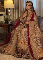 18 Golden Royalty Bridal Look