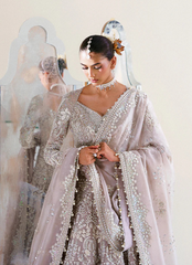 18 Lilac Silver Embellished Bridal Kalidaar