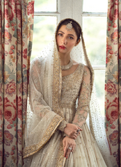 Ivory Couture Pishwas – Double Layered with Exquisite Handwork