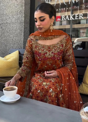 18 Sunset Radiance in Rust & Gold