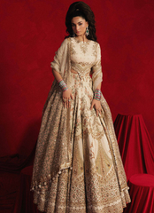 Arjumand Bridal Masterpiece – Silk Choli, Embroidered Lehenga & Organza Dupatta