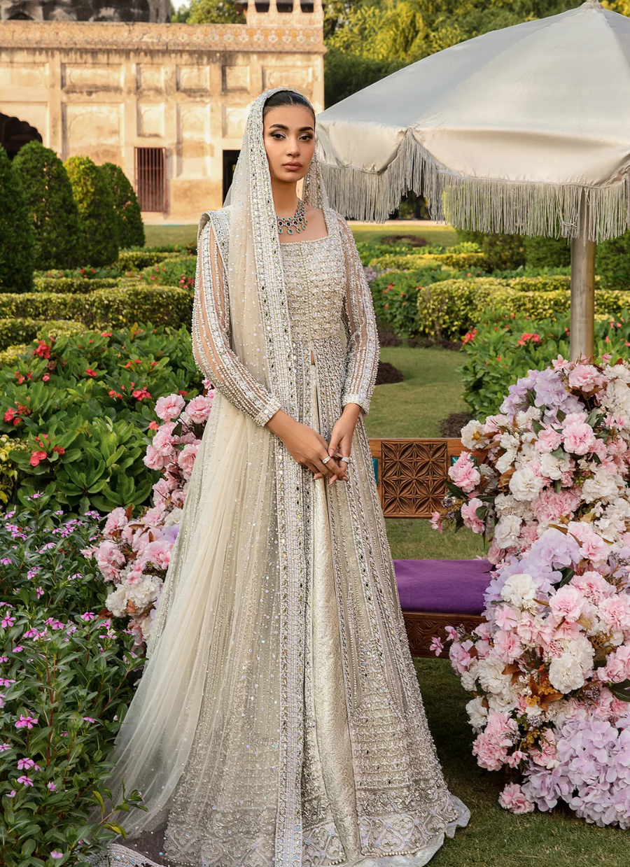 16 Pearl Elegance Silver Bridal Kalidaar