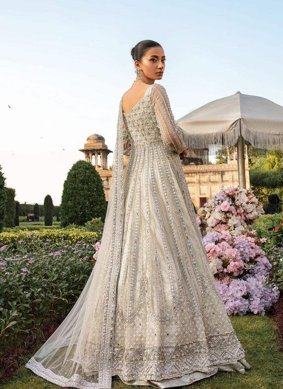 16 Pearl Elegance Silver Bridal Kalidaar