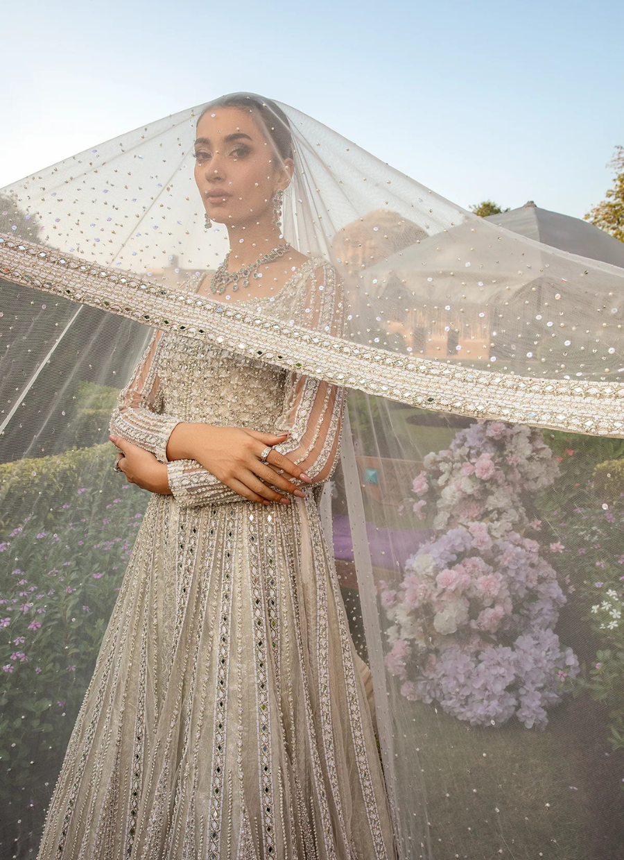 16 Pearl Elegance Silver Bridal Kalidaar