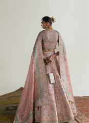 18 Peach Pink Embellished Bridal Lehenga