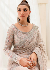 19 Blush Pink Embellished Bridal Saree