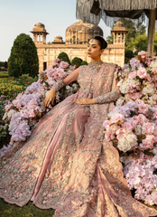 16 Blush Rose Embellished Bridal Kalidaar