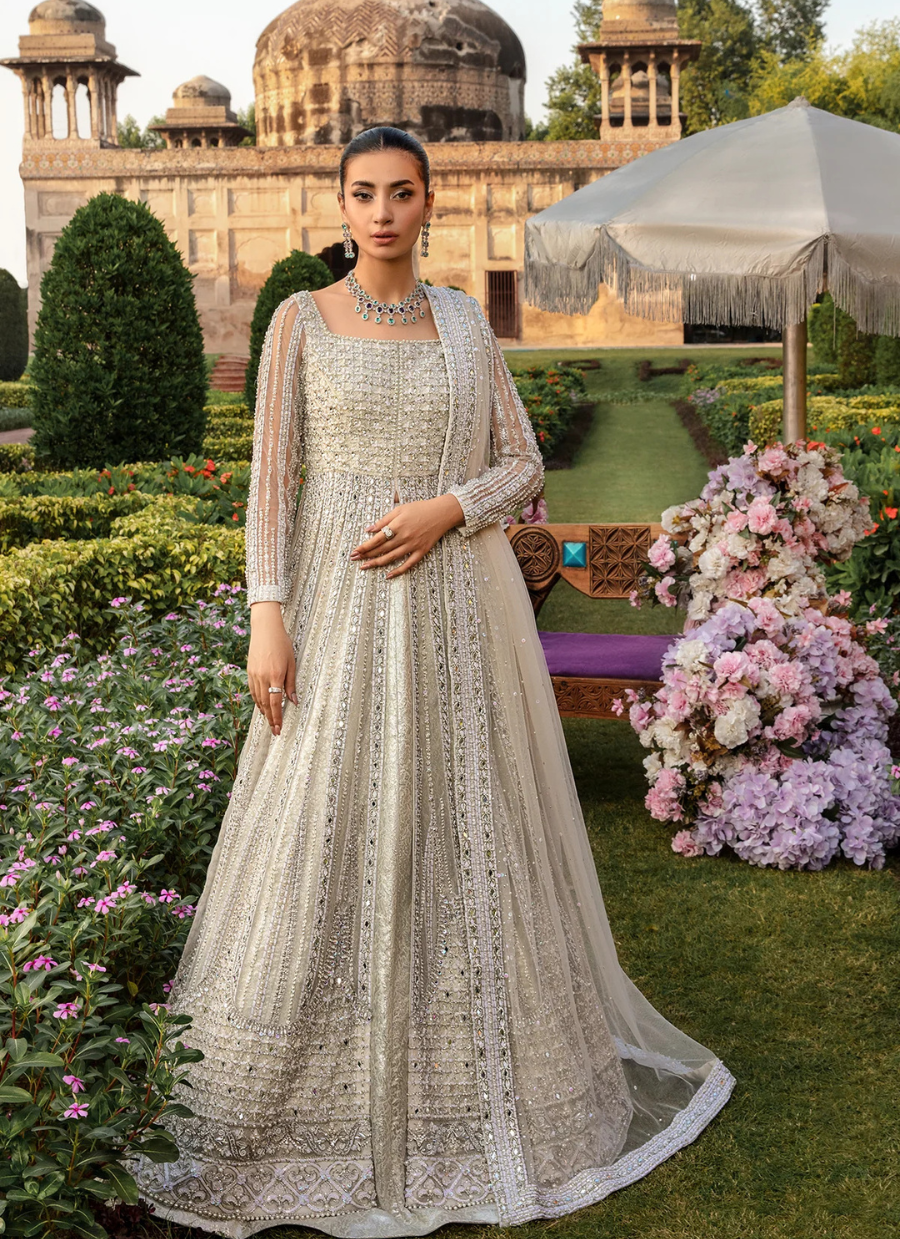 16 Pearl Elegance Silver Bridal Kalidaar